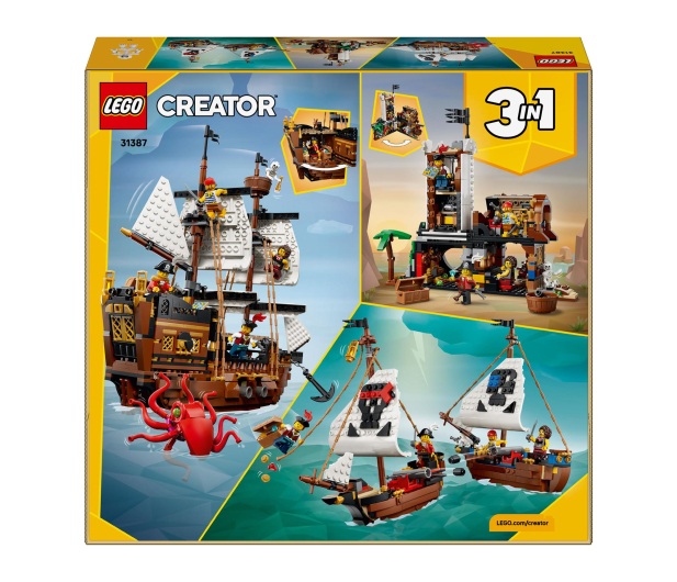 LEGO CREATOR 31387 Legendarny statek piracki - 1529742 - zdjęcie 9